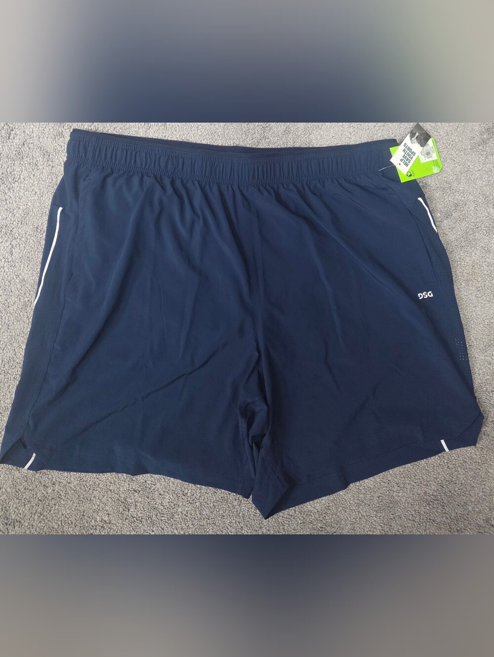 DSG Men's Athletic Navy Blue Performance Shorts